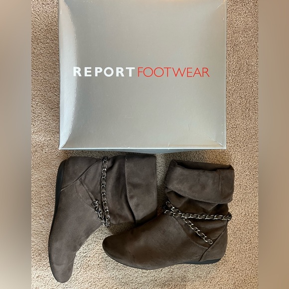 Report brand Dana boots, Grey, size 9 - Picture 2 of 5